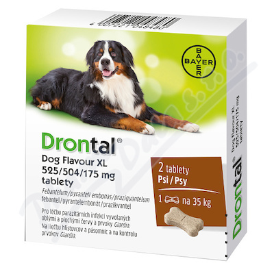Drontal Dog Flavour XL525/504/175mg tbl2
