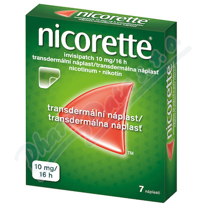 Nicorette Invisipatch 10mg/16h náp.7x10m