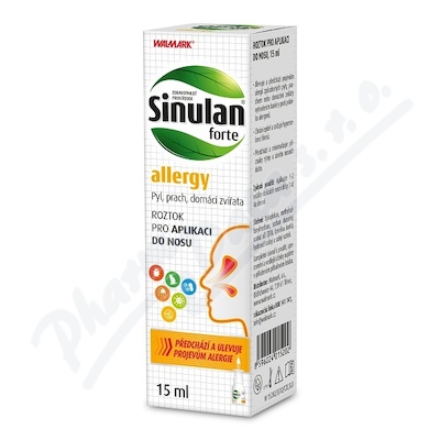 W Sinulan Forte allergy nosní sp.15ml