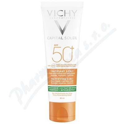 VICHY CAP.SOL.Zmatňující krém SPF50 50ml