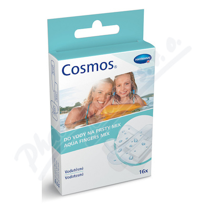 COSMOS náplasti Do vody prsty mix 3vel. 16ks(Aqua)