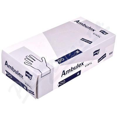 Ambulex Vinyl rukavice nepudr.XL 100ks