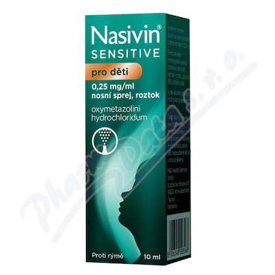 Nasivin Sensitive děti 0.25mg/ml nas.spr