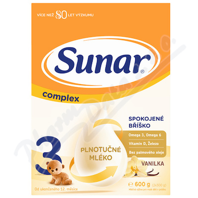 Sunar Complex 3 vanilka 600g - nový