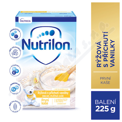 Nutrilon První kaše rýž. van.225g 170556