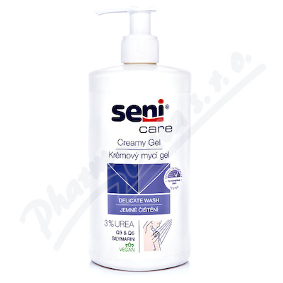 Seni Care Krém.myci gel3% urea 500ml