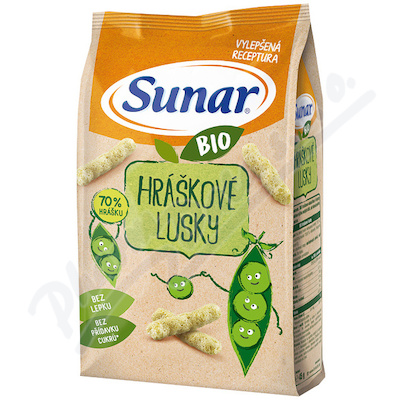 Sunar Bio křupky hrášk.lusky45g 49400050