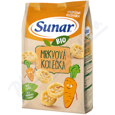 Sunar Bio křupky mrk.kolečka45g 49500050