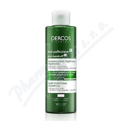 VICHY DERCOS Peelingový šampon proti lupům 250ml