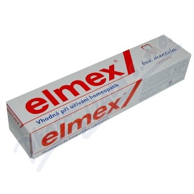 Elmex bez mentolu zub.pasta homeop.75ml