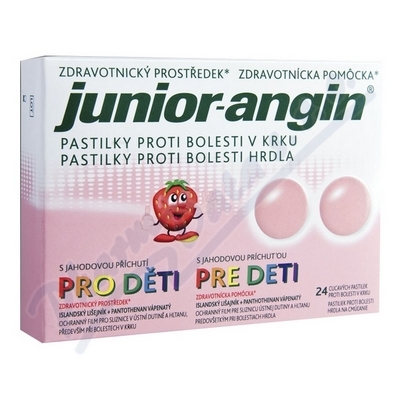 Junior-angin pastilky 24ks