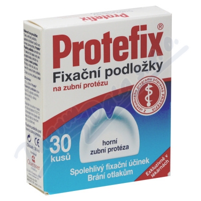 Protefix fixační podl.horní zuby 30ks