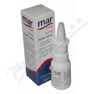 Mar Rhino 0.1% Nosní Sprej 15ml/15mg