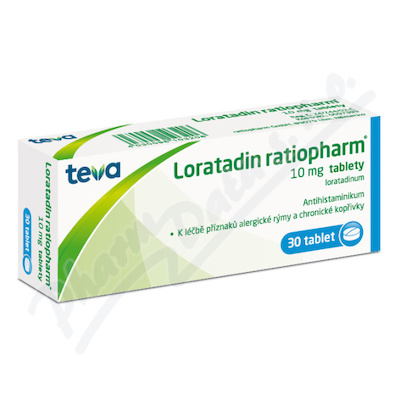 Loratadin-Ratiopharm 10mg por.tbl.nob.30x10mg