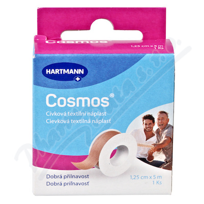 COSMOS Náplast 1.25cmx5m 1ks cívk.pevná