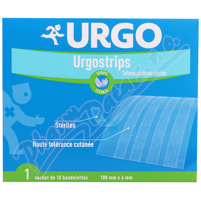 URGO Náplast stehy strips100x6mm 10ks164