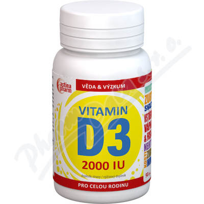 Astina Vitamin D3 2000IU cps.90