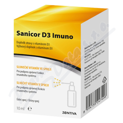 Sanicor D3 Imuno ustni sprej 10ml