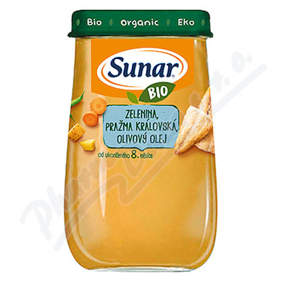 Sunar BIO příkrm Zelenina pražma královská 190g