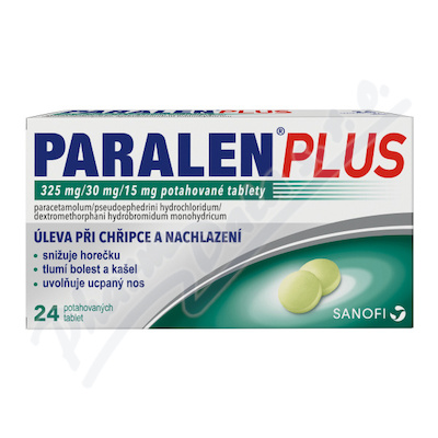 Paralen Plus 325mg/30mg/15mg tbl.flm.24*