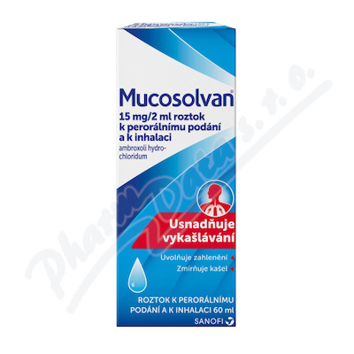 Mucosolvan 15mg/2ml por.sol./inh.sol.60m