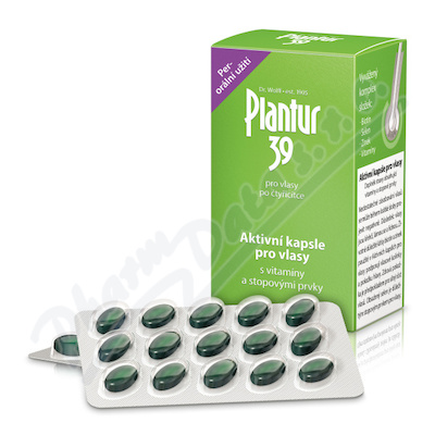 Plantur39 Aktiv.kapsle pro vlasy cps.60