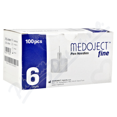 MEDOJECT fine jehly do inzul.per 31Gx6mm