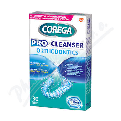 Corega Pro Cleanser Orthod.čis.tbl.1x30