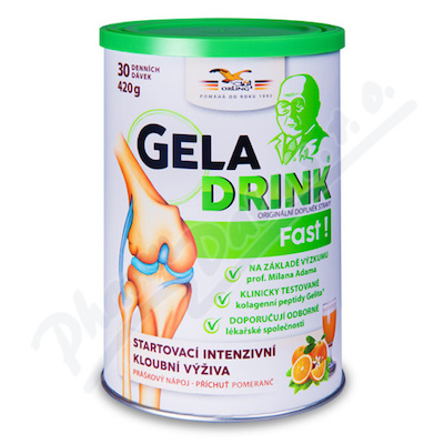 Geladrink Fast! práškový nápoj pomeranč 420g