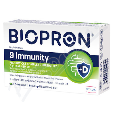 W Biopron9 Immunity s vit.D3 30cps