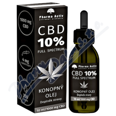 CBD 10% Konopný olej 1000mg 10ml