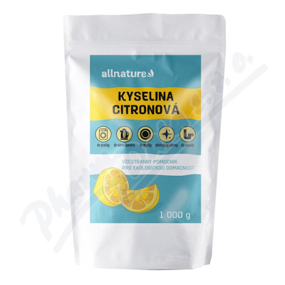 Allnature Kyselina citronová 1000g