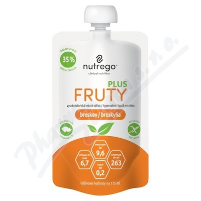 nutrego FRUTY PLUS broskev por.sol.4x175