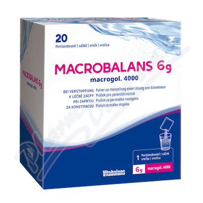 MacroBalans 20x6g nový