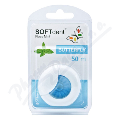 SOFTdent Butterfly Dent.nit s mátou 50m