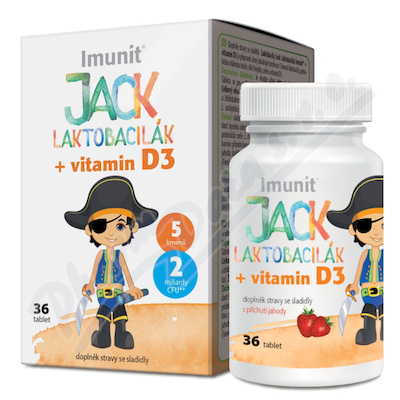 Laktobacily JACK LAKT.Imun.+vit.D3 tbl36