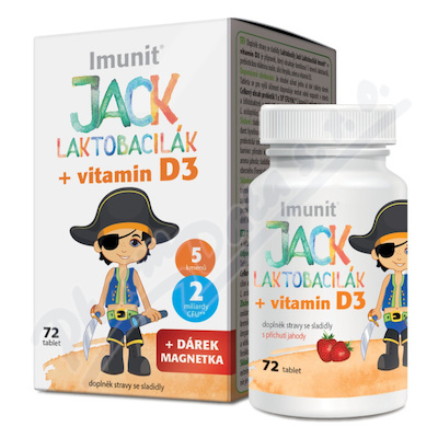 Laktobacily JACK LAKT.Imunit+vitD3 tbl72