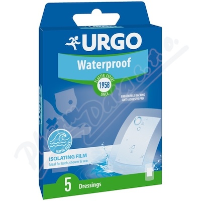 URGO WATERPROOF Voděo.náplast 10x6cm5ks