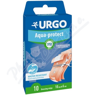 URGO AQUA PROTECT Omyvatelná 10x6cm 10ks
