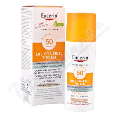 EUCERIN SUN OilControlTint.SPF50+tmavý50