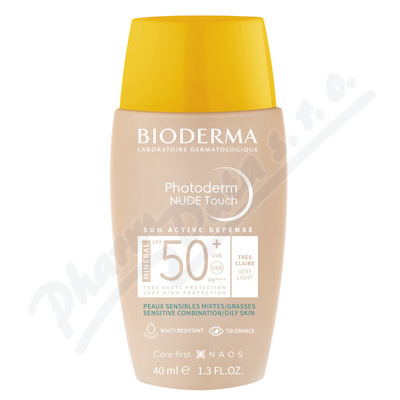 BIODERMA Photoderm NUDE Touch velmi svě.SPF50+40ml