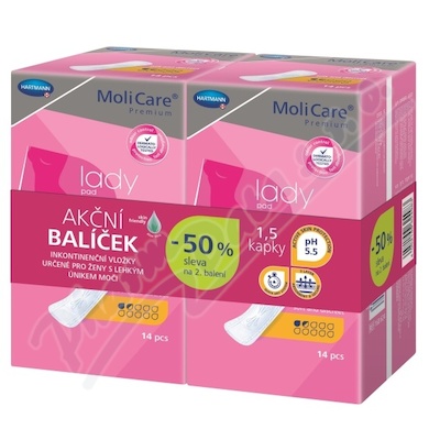 MoliCare Premium LadyPad Duopack 1.5kap.