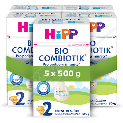 HiPP MLEKO HiPP 2 BIO Combiotik 5x500g