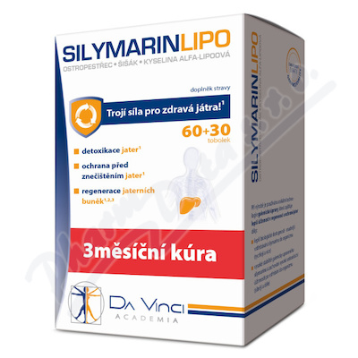 SILYMARIN LIPO Da Vinci Academia tob.60+