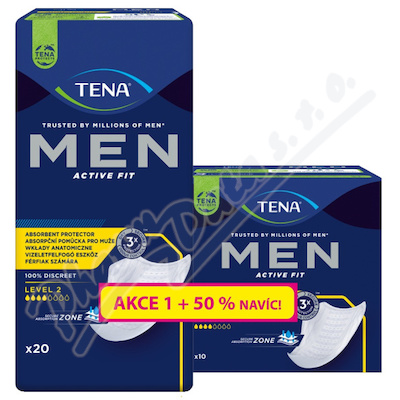 TENA Men Level 2 ink.vložky +50% navíc 750883 30ks