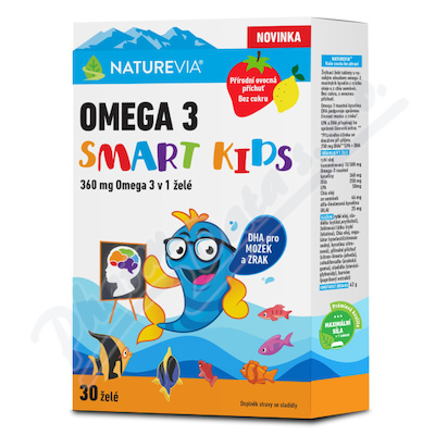 Naturevia Omega 3 Smart Kids 30želé