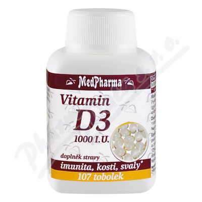 MedPh Vitamin D3 1000I.U.107tob.