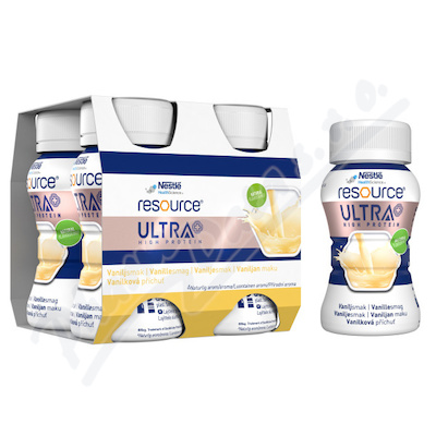 Resource Ultra +HP Vanil.por.sol.4x125ml