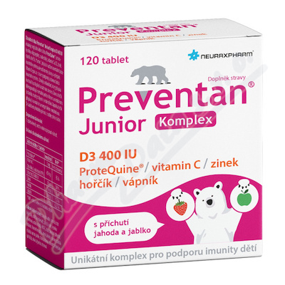 Preventan Junior Komplex D3 400IU tb.120