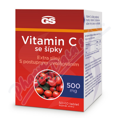 GS Vitamin C500 se sipky tbl.50+10
